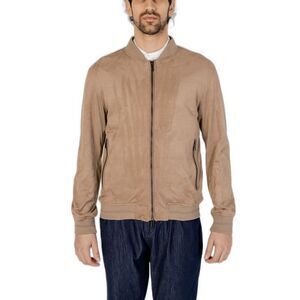 Hamaki-Ho Brown Polyester Men's Bomber
